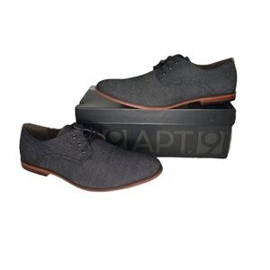 Apt. 9 Zayden Denim Lace-Up Derbys (Size: 13, Color: Black)